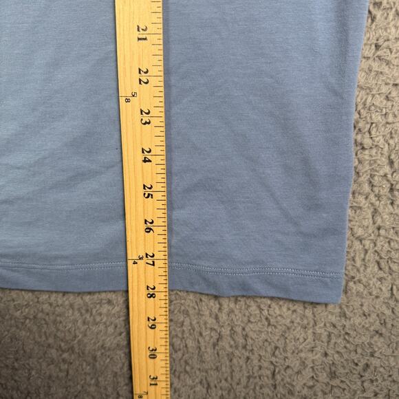 Lululemon Zeroed In Shirt Mens L Blue Performance Stretch Gym Short Sleeve - Picture 4 of 7